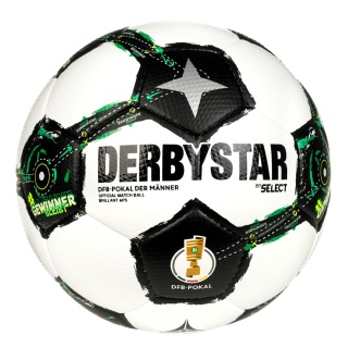 Derbystar Football DFB Brilliant APS v25 (official match ball of the DFB Cup 2025/2026) white/black